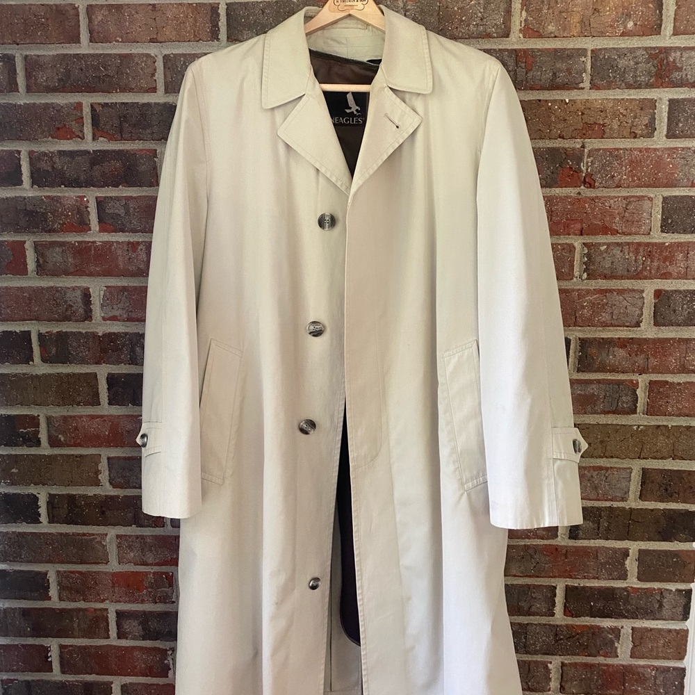 Vintage Gleneagles Trench Coat Size 38R